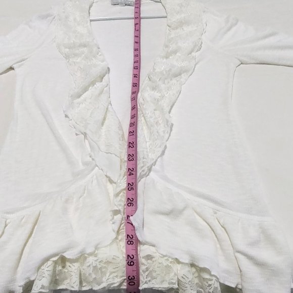 Lacy Ruffled Sweater - Picture 8 of 8